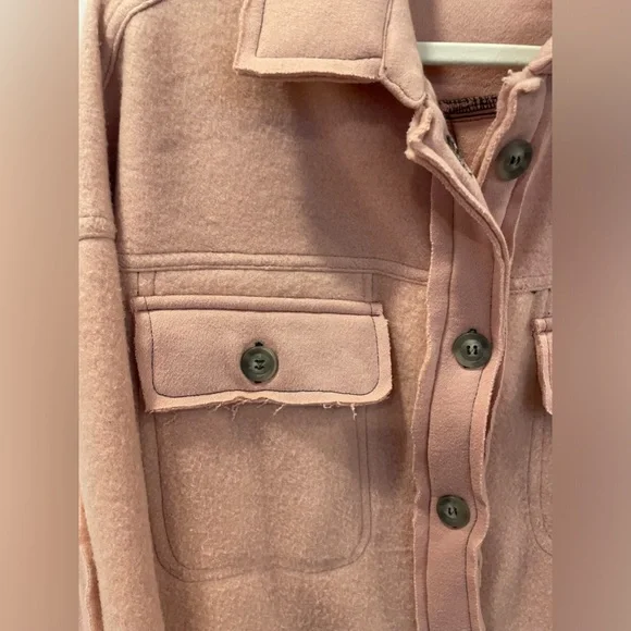 pink shacket - Picture 2 of 7